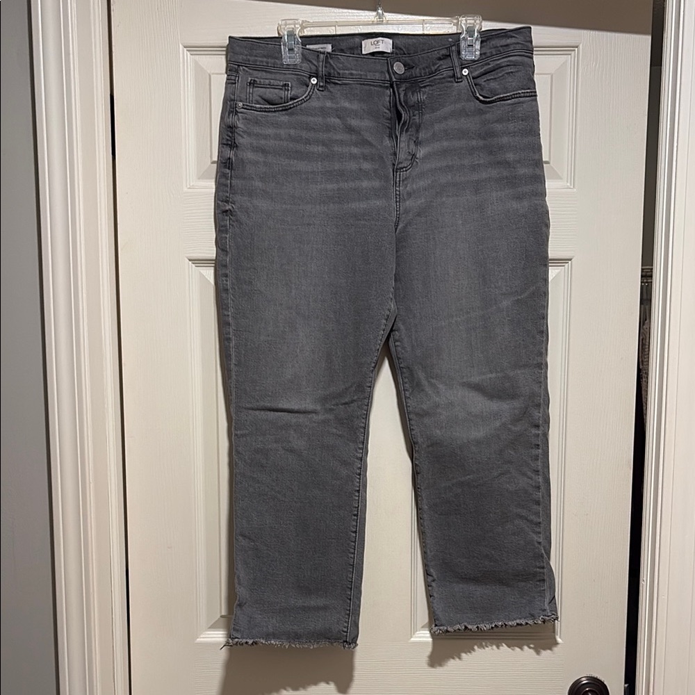 Loft Outlet Gray Denim Jeans